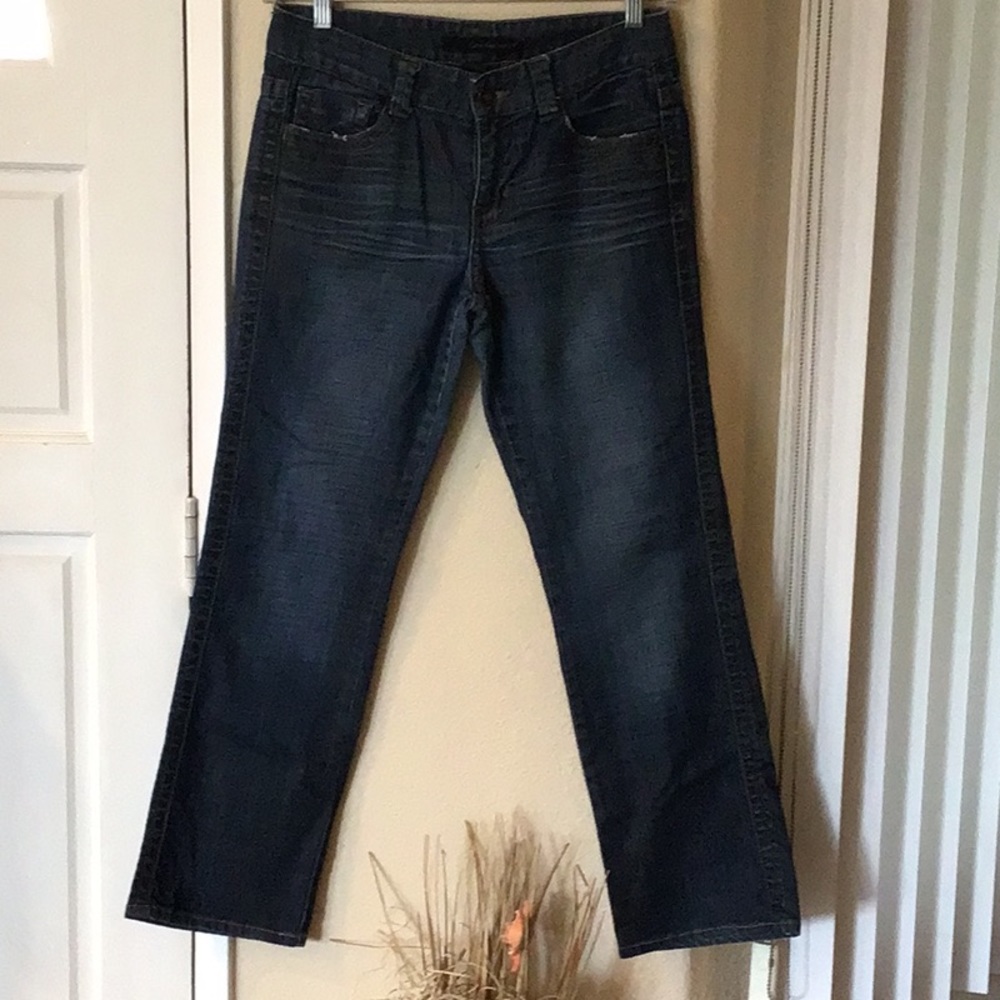 Calvin Klein Lean Boot Cut Jeans. GUC SZ 28/6. Distressed but cared for.